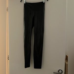 Black leather pants
